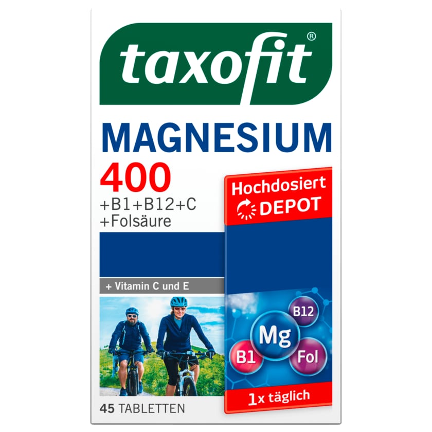 Taxofit Magnesium 400 Depot Tabletten 59,7g - 45 Stück